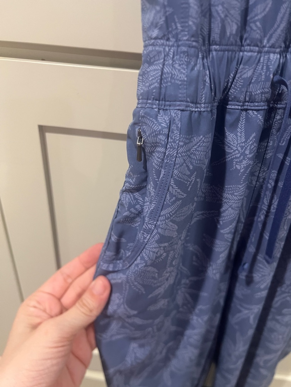 Patagonia Blue Floral-Print Jumpsuit - Picture 6 of 8